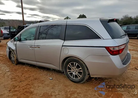 2012 Honda Odyssey Ex z USA, uszkodzony, nr VIN 5FNRL5H42CB045689